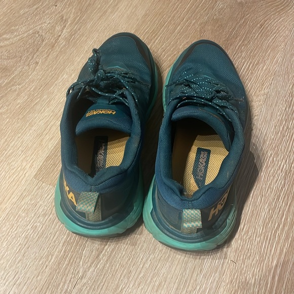 Hoka One One Challenger 6, Size 7.5 Wide Dark Green Running Shoes - Picture 7 of 14